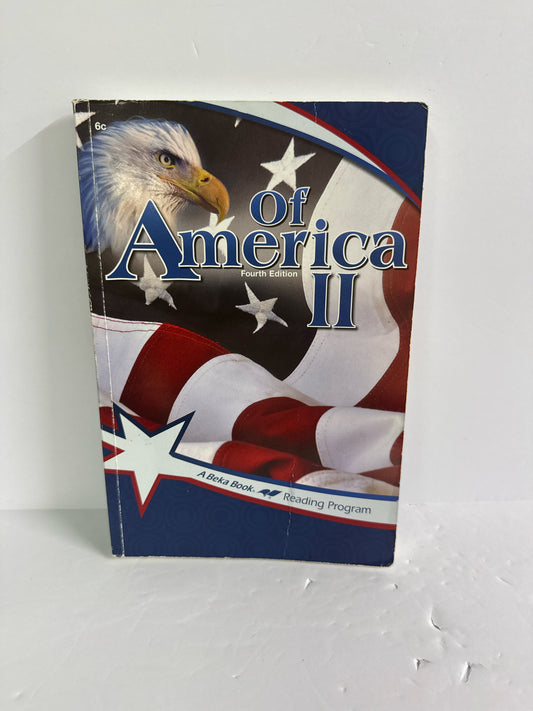 Of America II Abeka Reader Pre-Owned 6th Grade Reading Textbooks