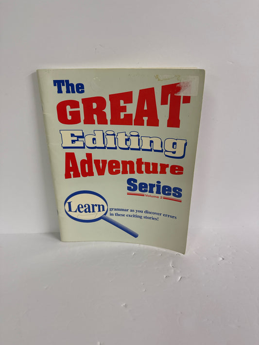 The Great Editing Adeventure Common Sense Press Pre-Owned Language Textbooks
