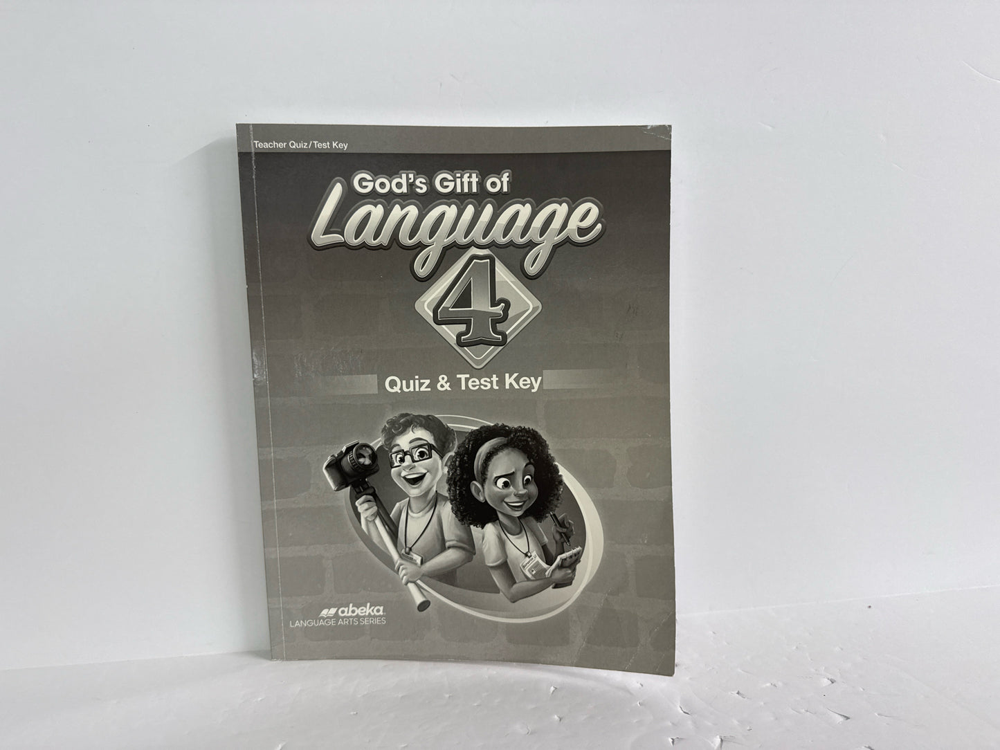 God's Gift of Language 4 Abeka Quiz/Test Key  Pre-Owned Language Textbooks