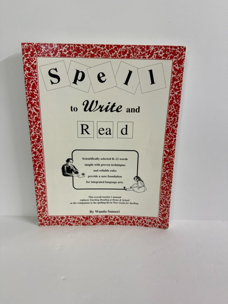 Spell to Write and Read Back Home Ind Wanda Sanseri Language Textbooks
