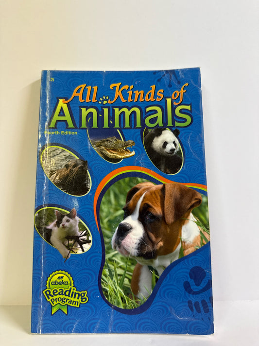 All Kinds of Animals Abeka Reader  Pre-Owned 2nd Grade Reading Textbooks