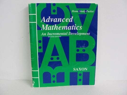 Advanced Mathematics Saxon Answer Key  Pre-Owned Mathematics Textbooks