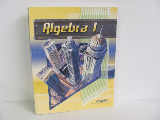 Algebra 1 Abeka Student Book Pre-Owned High School Mathematics Textbooks