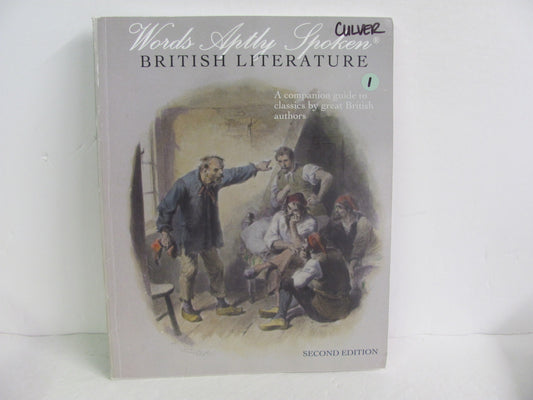 Words Aptly Spoken British Lit CCMM Pre-Owned Classical Conversations