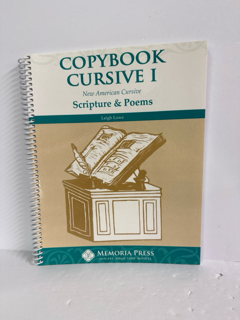 Copybook Cursive I Memoria Press Student Book Pre-Owned Elementary Memoria Press