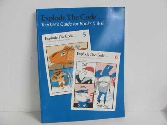 Explode the Code Books 5 & 6 EPS Teacher Guide  Pre-Owned Language Textbooks