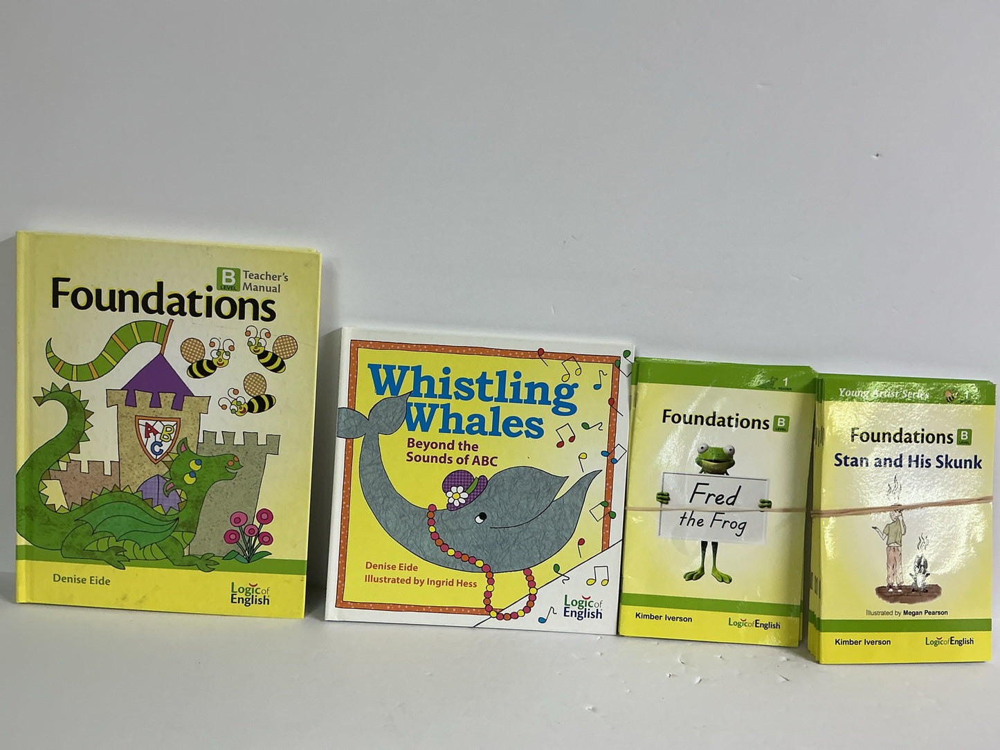 Foundations B Logic of English Set  Pre-Owned Denise Eide Language Textbooks