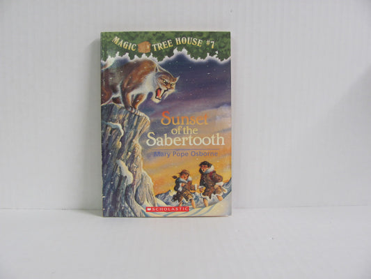 Sunset of the Saber Scholastic Pre-Owned Mary Pope Osborne The Magic Tree House