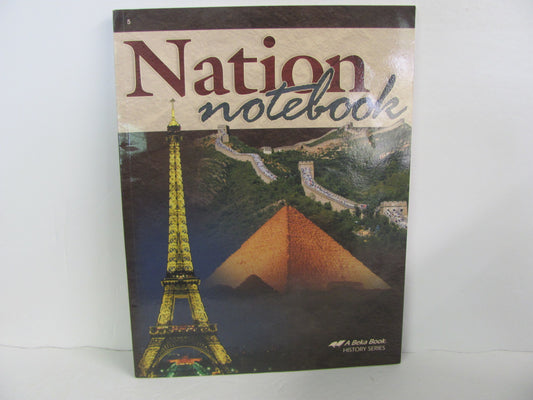 Nation Notebook Abeka Student Book Pre-Owned 5th Grade History Textbooks