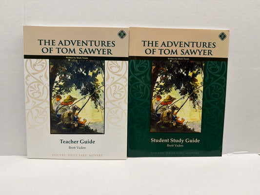 The Adventures of Tom Sawyer Memoria Press Set  Pre-Owned Literature Guides