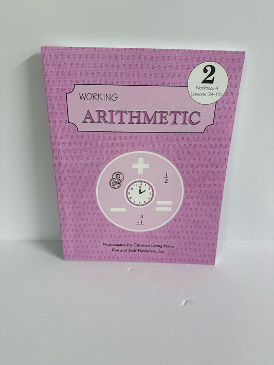 Working Arithmetic Rod & Staff Workbook  Pre-Owned Mathematics Textbooks