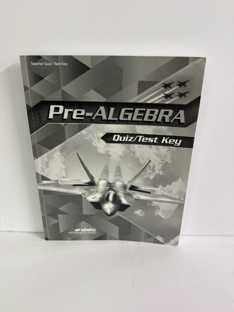 Pre-Algebra Abeka Quiz/Test Key  Pre-Owned 8th Grade Mathematics Textbooks