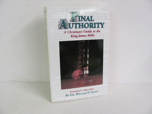 Final Authority Grady Publications Pre-Owned Grady High School Bible Books