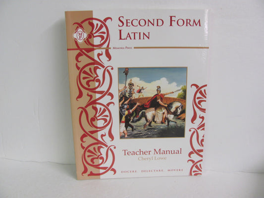 Second Form Latin Memoria Press Teacher Manual  Pre-Owned Latin Books