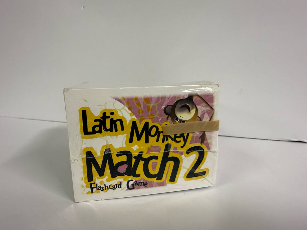Latin Monkey Match Classical Academic Flashcards Pre-Owned Elementary Latin