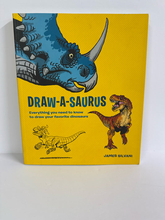 Draw-A-Saurus Watson Guptill Pre-Owned James Silvani Elementary Art Books