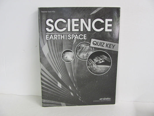 Earth and Space Abeka Quiz Key Pre-Owned 8th Grade Science Textbooks