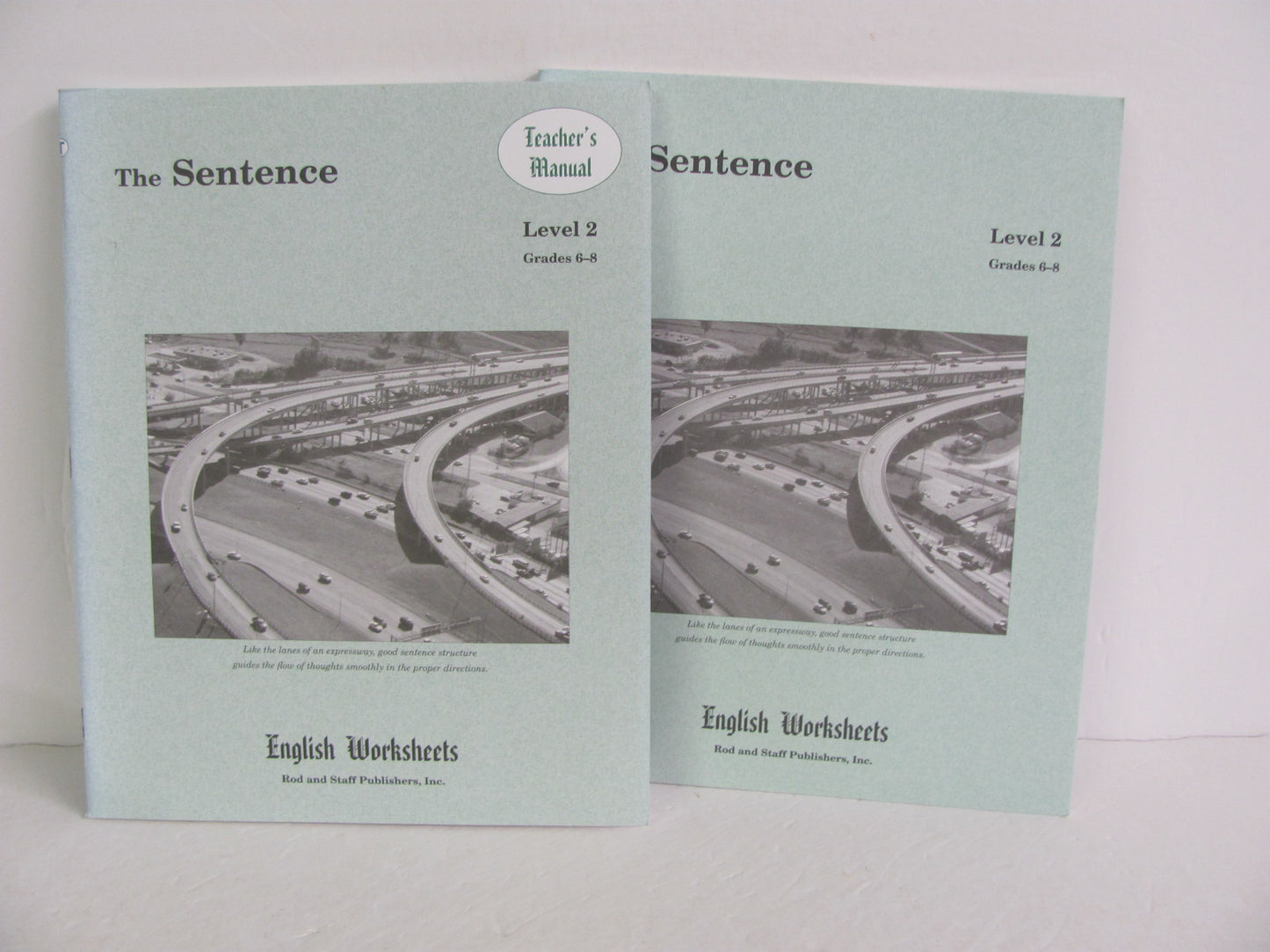 The Sentence Rod & Staff Set  Pre-Owned Middle School Language Textbooks
