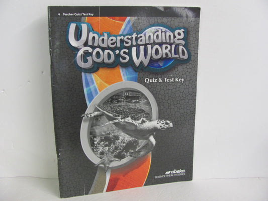 Understanding God's World Abeka Quiz/Test Key  Pre-Owned Science Textbooks
