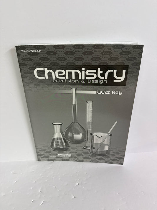 Chemistry Abeka Quiz Key Pre-Owned 11th Grade Science Textbooks