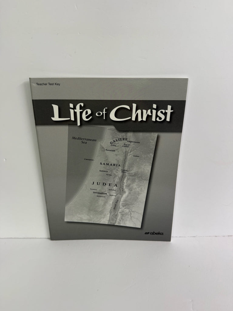 Life of Christ Abeka Test Key Pre-Owned 7th Grade Bible Textbooks