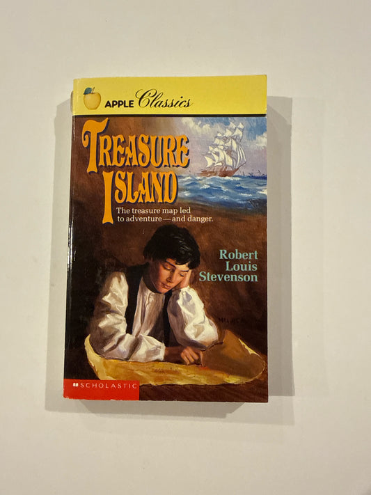 Treasure Island Scholastic Pre-Owned Stevenson Fiction Books