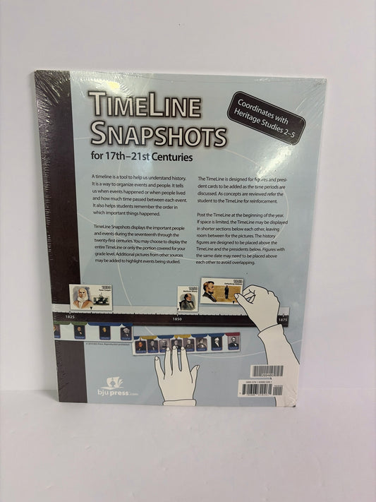 Timeline Snapshots BJU Press Timeline  Pre-Owned Elementary History Textbooks