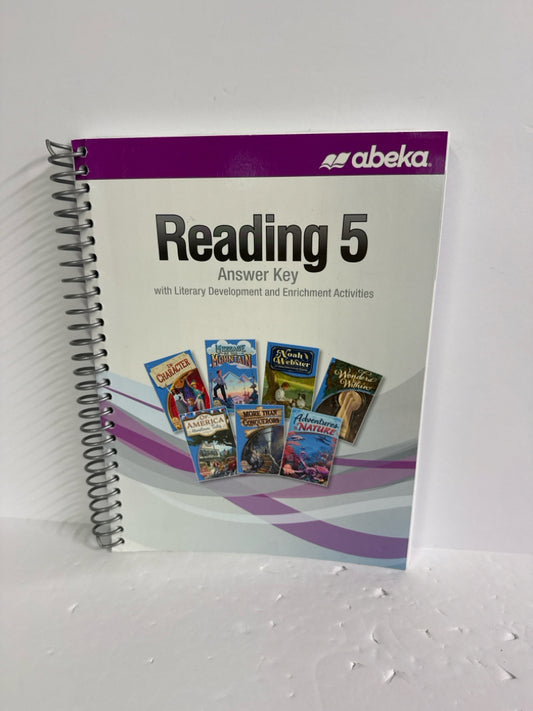 Reading 5 Abeka Answer Key  Pre-Owned 5th Grade Reading Textbooks