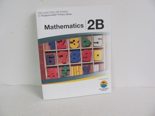 Mathematics 2B Singapore Lesson Plans  Pre-Owned 2nd Grade Mathematics Textbooks