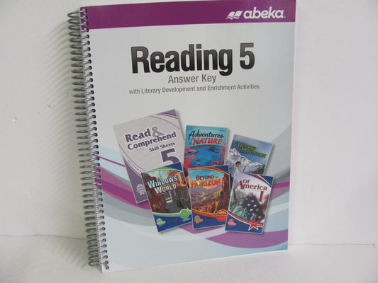 Reading 5 Abeka Answer Key  Pre-Owned 5th Grade Reading Textbooks