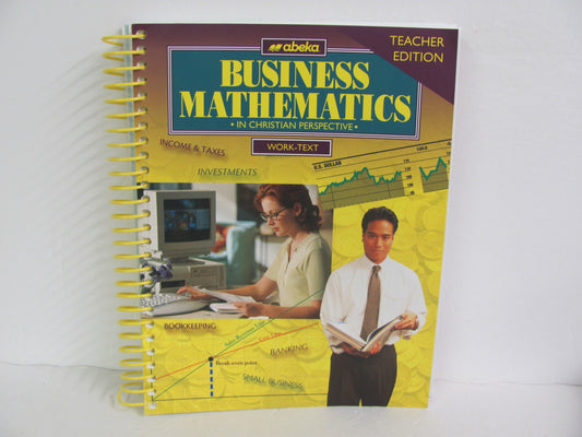 Business Mathematics Abeka Teacher Edition  Pre-Owned Mathematics Textbooks