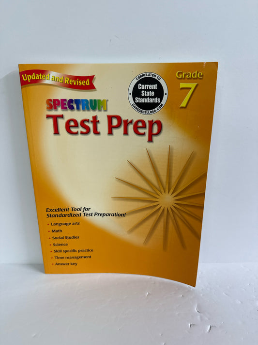 Spectrum Test Prep Carson Dellosa Student Workbook Pre-Owned Testing Books