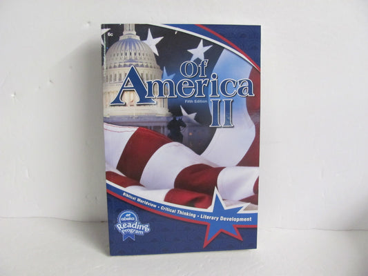 Of America II Abeka Student Book Pre-Owned 6th Grade Reading Textbooks