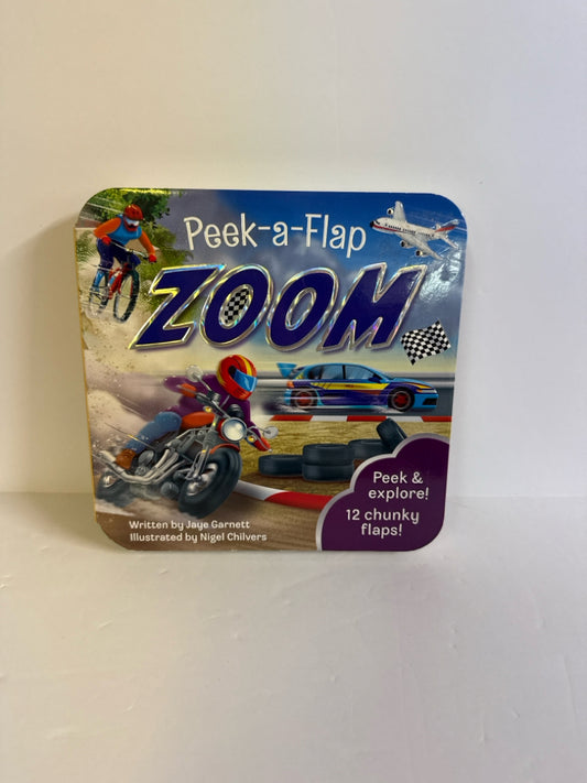 Peek-a-Flap Zoom Jaye Garnett Cottage Door Press Hardback Books