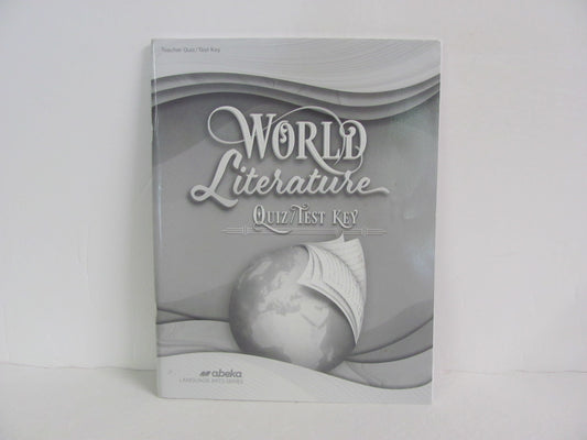 World Literature Abeka Quiz/Test Key  Pre-Owned 10th Grade Reading Textbooks