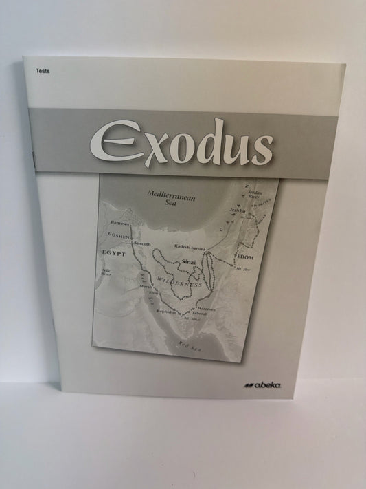 Exodus Abeka Tests Pre-Owned 7th Grade Bible Textbooks