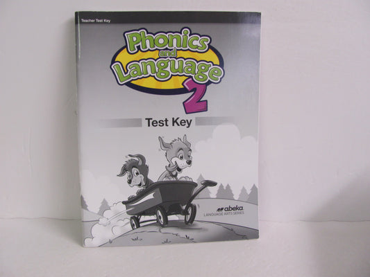 Phonics and Language Abeka Test Key Pre-Owned 2nd Grade Language Textbooks