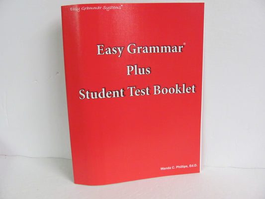Easy Grammar Plus ISHA Enterprises Tests  Pre-Owned Phillips Language Textbooks
