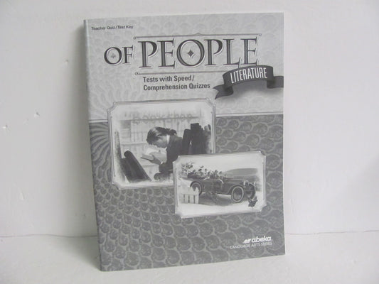 Of People Literature Abeka Quiz/Test Key  Pre-Owned 7th Grade Reading Textbooks