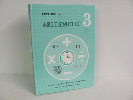 Arithmetic 3 Rod & Staff Teacher Manual  Pre-Owned Mathematics Textbooks