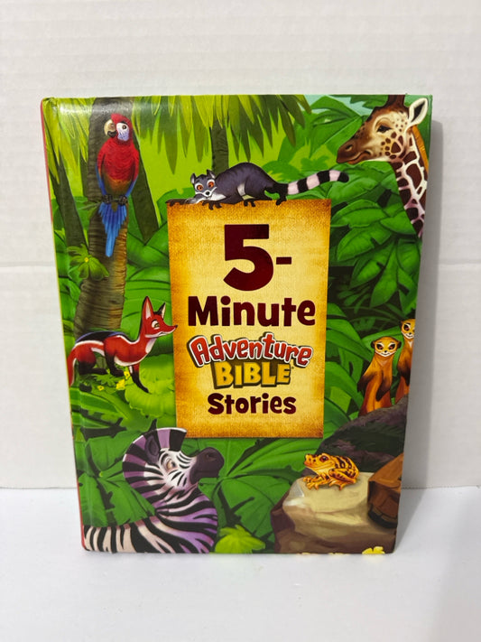 5-Minute Adventure Bible Stories Zonderkidz- Pre-Owned Bible Textbooks