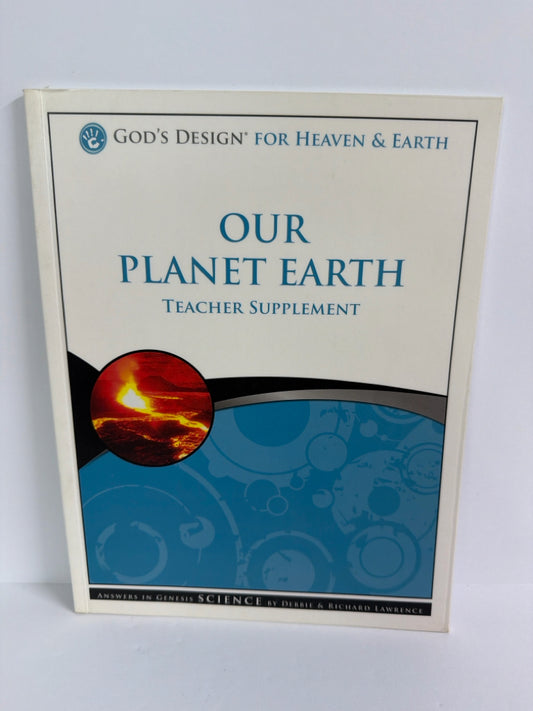 Our Planet Earth Answers in Genesis Supplement Pre-Owned Science Textbooks