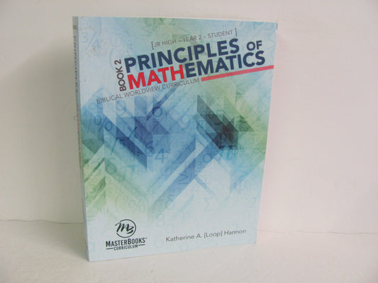 Principles of Mathematics Master Books Hannon Mathematics Textbooks