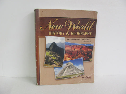 New World History Abeka Student Book Pre-Owned 6th Grade History Textbooks