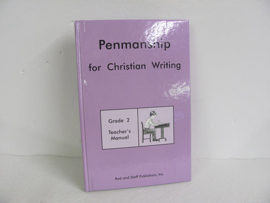 Penmanship for Christian Writing Rod & Staff 2nd Grade Penmanship Books
