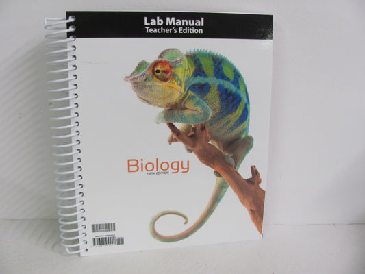 Biology Lab Manual BJU Press Teacher Edition  Pre-Owned Science Textbooks