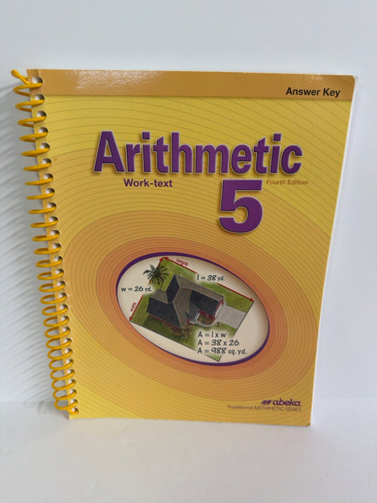 Arithmetic 5 Abeka Answer Key  Pre-Owned 5th Grade Mathematics Textbooks