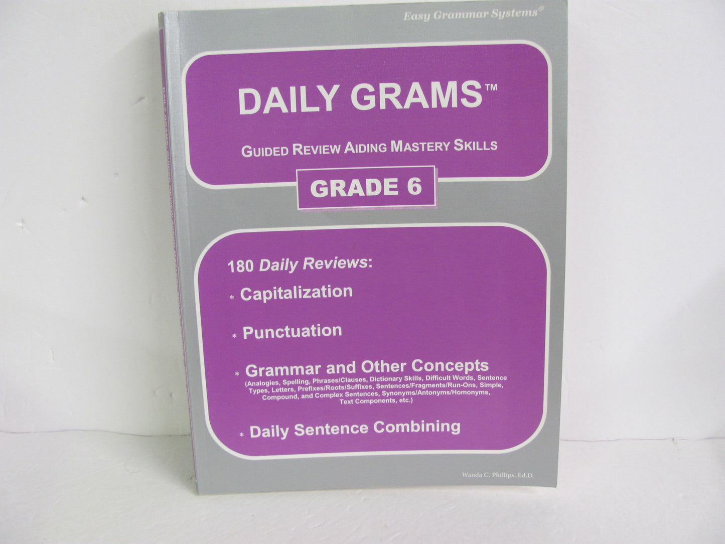 Daily Grams 6 Easy Grammar Student Book Pre-Owned Phillips Language Textbooks