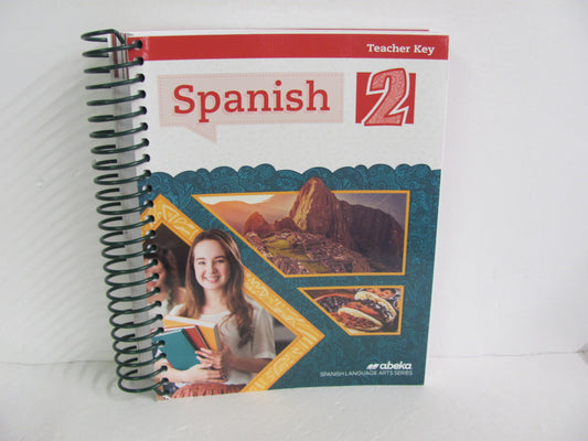 Spanish 2 Abeka Teacher Key  Pre-Owned High School Spanish Books
