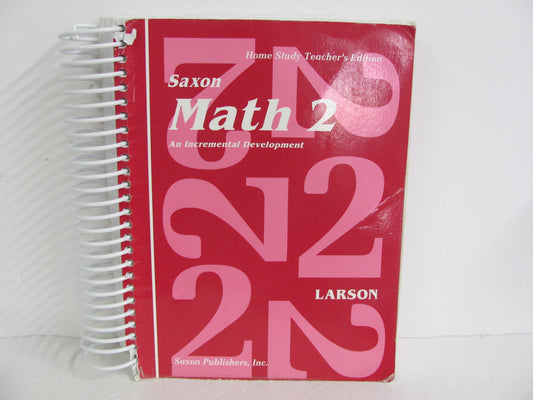 Math 2 Saxon Teacher Edition  Pre-Owned 2nd Grade Mathematics Textbooks
